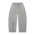 Unisex Mineral Wash Barrel Leg Pants