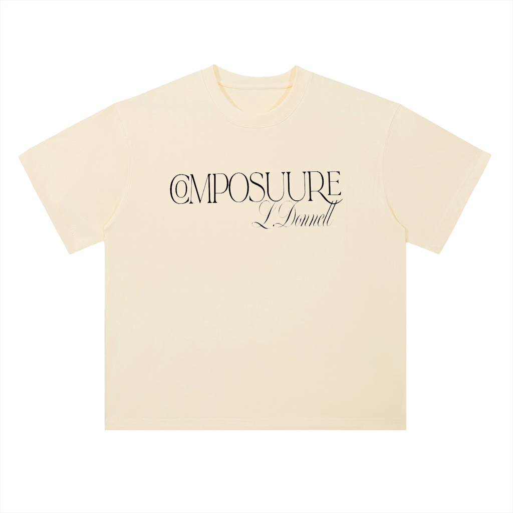 Heavyweight Drop Shoulder Cotton T-Shirt