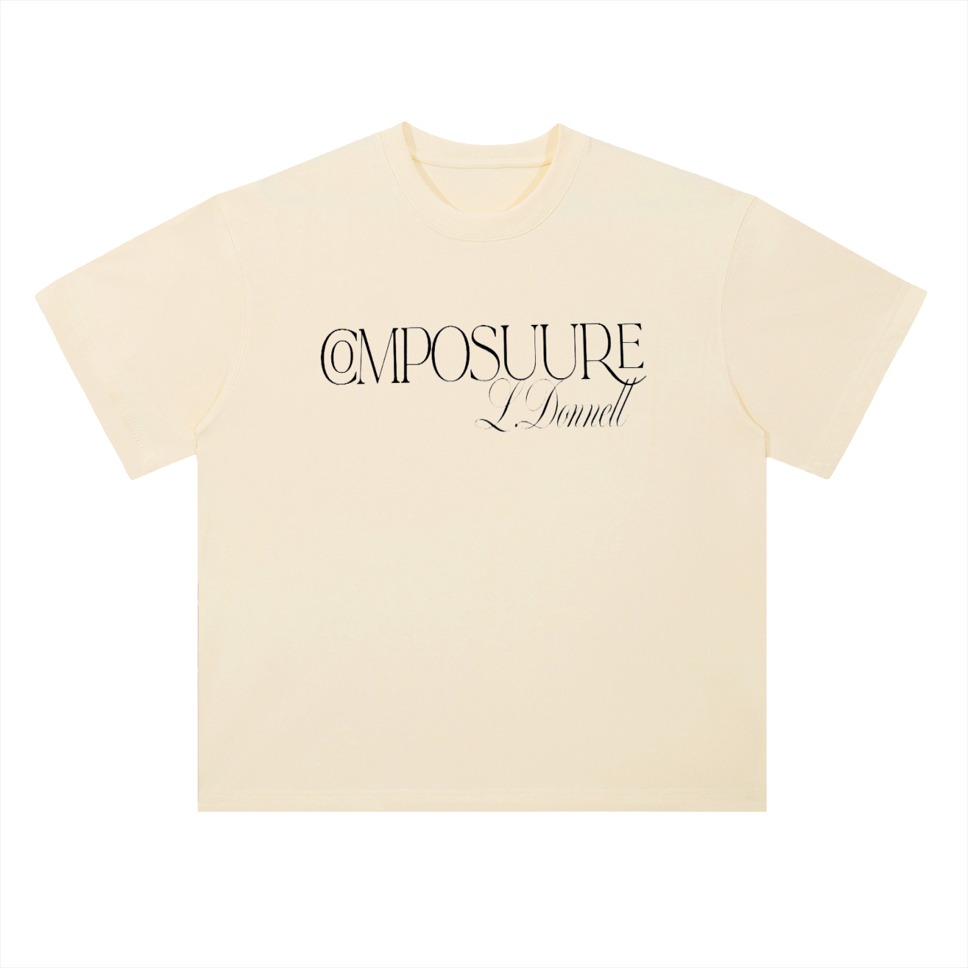 Heavyweight Drop Shoulder Cotton T-Shirt